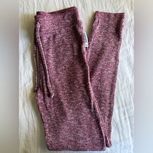 Gymshark Slounge Pants-Deep Plum Marl-Small